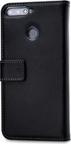 Mobilize Classic Gelly Wallet Telefoonhoesje geschikt voor HONOR 7A Hoesje Bookcase Portemonnee - Zwart