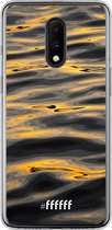OnePlus 7 Hoesje Transparant TPU Case - Water Waves #ffffff