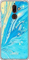 Nokia 7 Plus Hoesje Transparant TPU Case - Endless Azure #ffffff