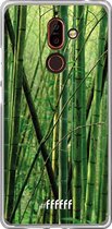 Nokia 7 Plus Hoesje Transparant TPU Case - Bamboo #ffffff