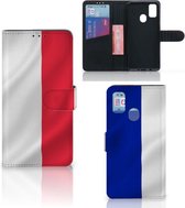 GSM Hoesje Geschikt voor Samsung Galaxy M21 Book Cover Geschikt voor Samsung M30s Bookcase Frankrijk