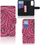 Hoesje ontwerpen Huawei P40 Pro GSM Hoesje Swirl Pink