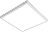 LED Paneel - Aigi Clena - 60x60 Helder/Koud Wit 6000K - 40W Opbouw Vierkant - Mat Wit - Flikkervrij