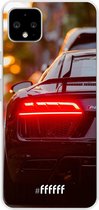 Google Pixel 4 XL Hoesje Transparant TPU Case - Audi R8 Back #ffffff