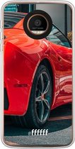 Motorola Moto Z Force Hoesje Transparant TPU Case - Ferrari #ffffff