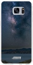 Samsung Galaxy S7 Edge Hoesje Transparant TPU Case - Landscape Milky Way #ffffff