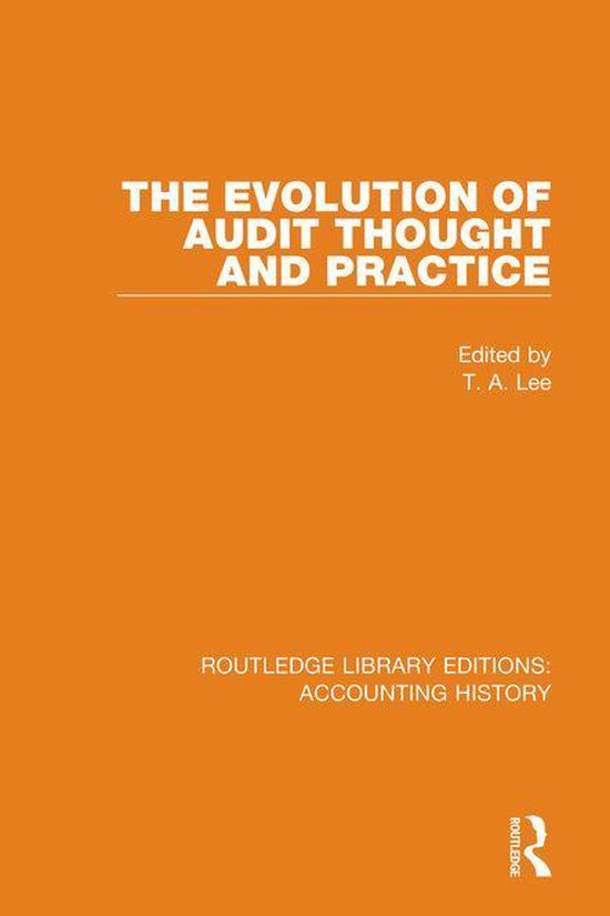 Routledge Library Editions: Accounting History - The Evoluti ... - cover