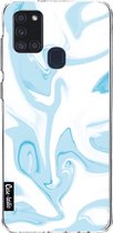Casetastic Samsung Galaxy A21s (2020) Hoesje - Softcover Hoesje met Design - Ice-cold Print
