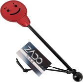 Lederen Paddle Smiley van ZADO | BDSM | crop | Rood | Zwart