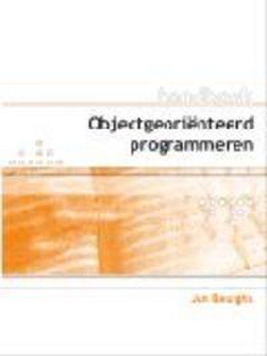 Cover van het boek 'Handboek Objectgeorienteerd programmeren / druk 1'