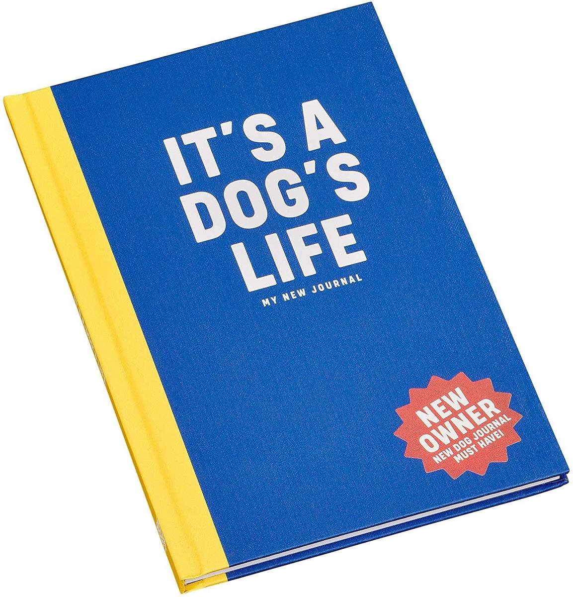Wild & Woofy Dagboek It's A Dog's Life 15,2 X 24,1 Cm Blauw