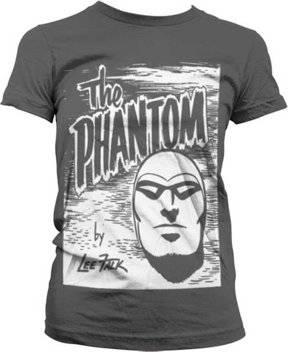 The Phantom Dames Tshirt -L- Sketch Grijs