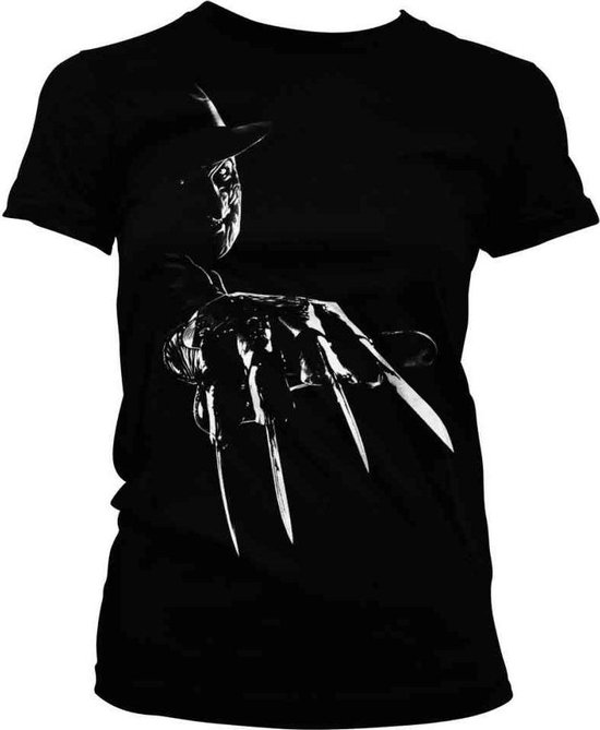 A Nightmare On Elm Street Dames Tshirt -L- Freddy Krueger Zwart