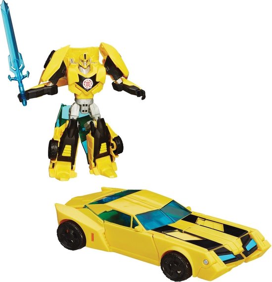 Selectiekader gezantschap louter Transformers Warriors Bumblebee - 14 cm - Robot | bol.com