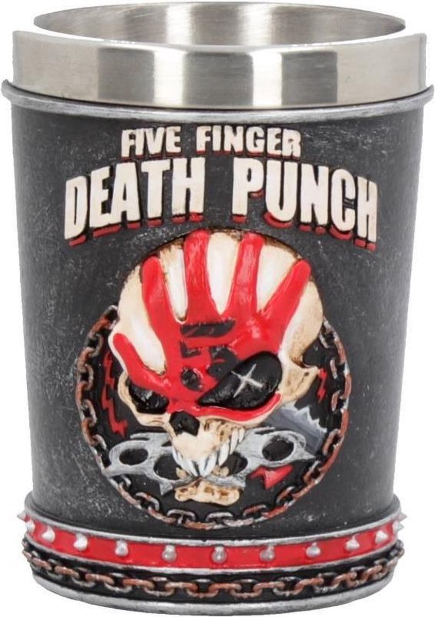 Nemesis Now Shot glas Five Finger Death Punch Zwart/Multicolours