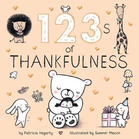 Boek cover 123s of Thankfulness van Patricia Hegarty (Hardcover)