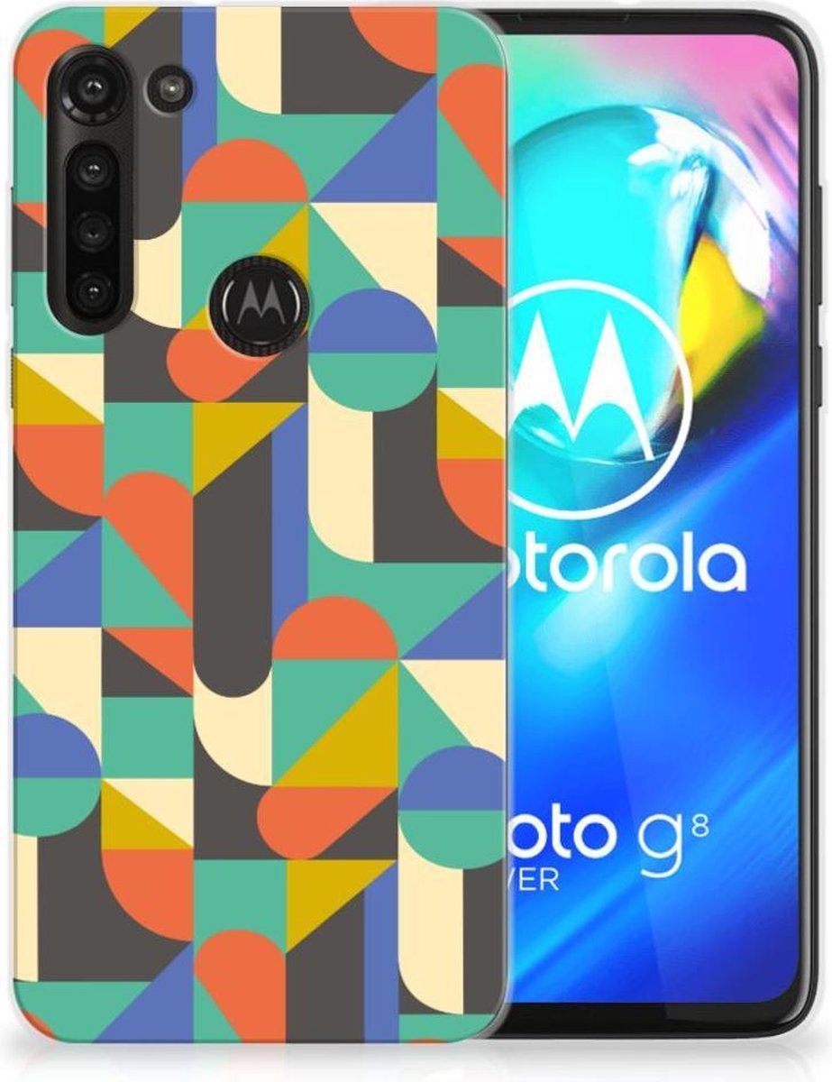 Motorola Moto G8 Power TPU bumper Funky Retro