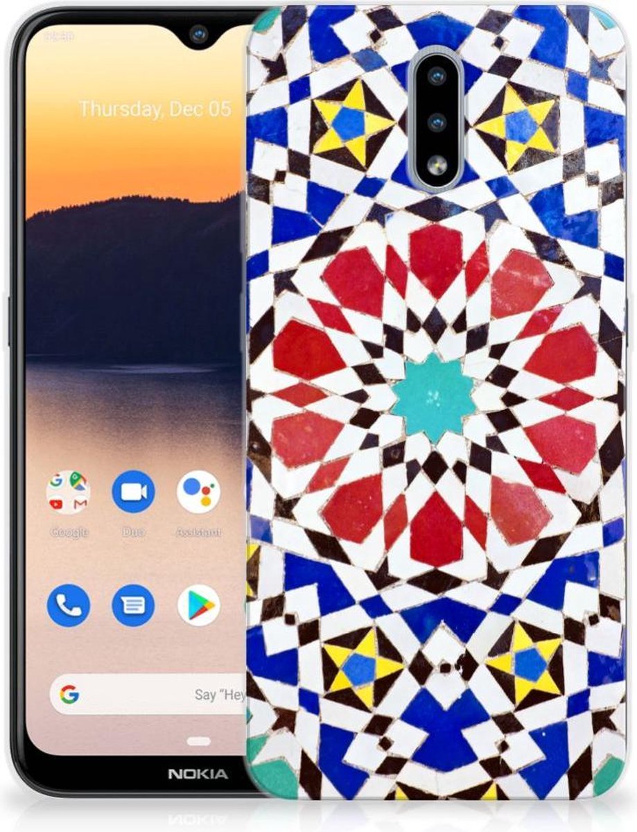 Nokia 2.3 TPU Siliconen Hoesje Mozaïek