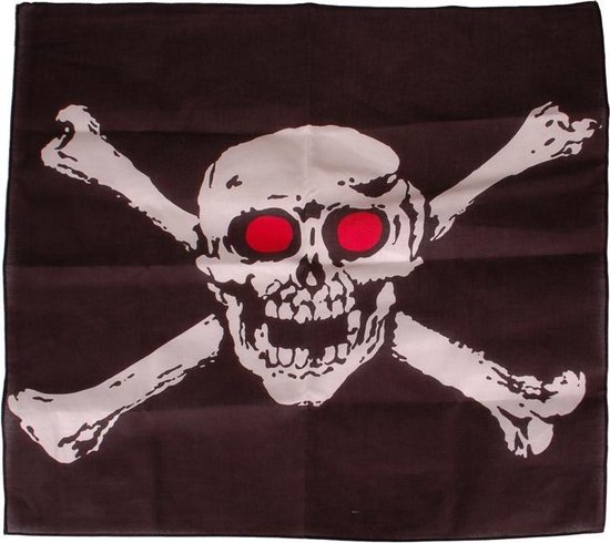 Bandana/Doek Piraten - Jolly Roger 50x50