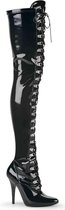 Pleaser Overknee laarzen -38 Shoes- SEDUCE-3024 US 8 Zwart