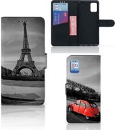 Wallet Book Case Geschikt voor Samsung Galaxy A31 Hoesje Eiffeltoren