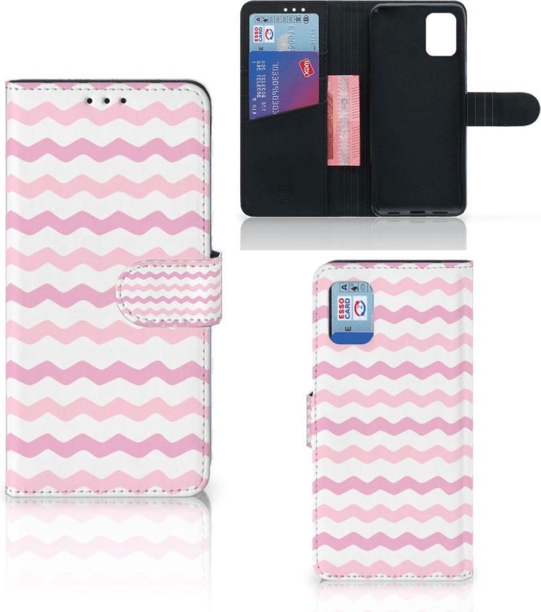 Samsung Galaxy A31 Telefoon Hoesje Waves Roze