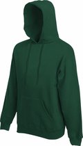 Fruit Of The Loom Heren Sweatshirt Met Capuchon / Hoodie (Bottle Groen)