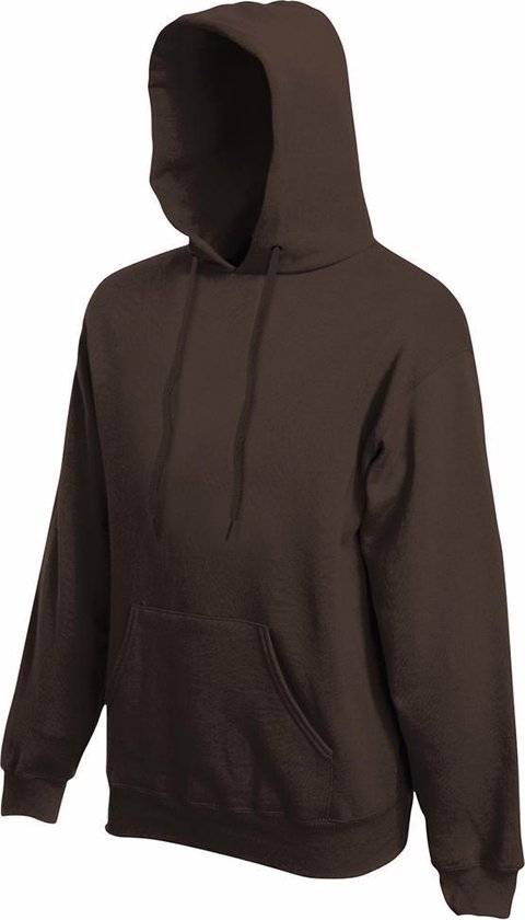 Fruit of the Loom - Classic Hoodie - Bruin - XXL