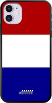 iPhone 11 Hoesje TPU Case - Nederlandse vlag #ffffff