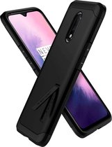 Hoesje OnePlus 7- Spigen Tough Armor Case - Zwart