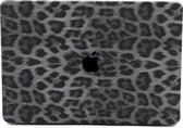 Lunso - cover hoes - MacBook Air 13 inch (2018-2019) - Leopard Pattern White