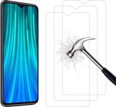 Xiaomi Redmi Note 8 Pro Screenprotector Glas - Tempered Glass Screen Protector - 3x AR QUALITY