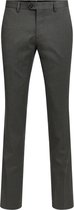WE Fashion Heren slim fit pantalon van wolblend - Maat L (50)