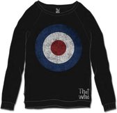 The Who Sweater/trui -S- Target Distressed Zwart