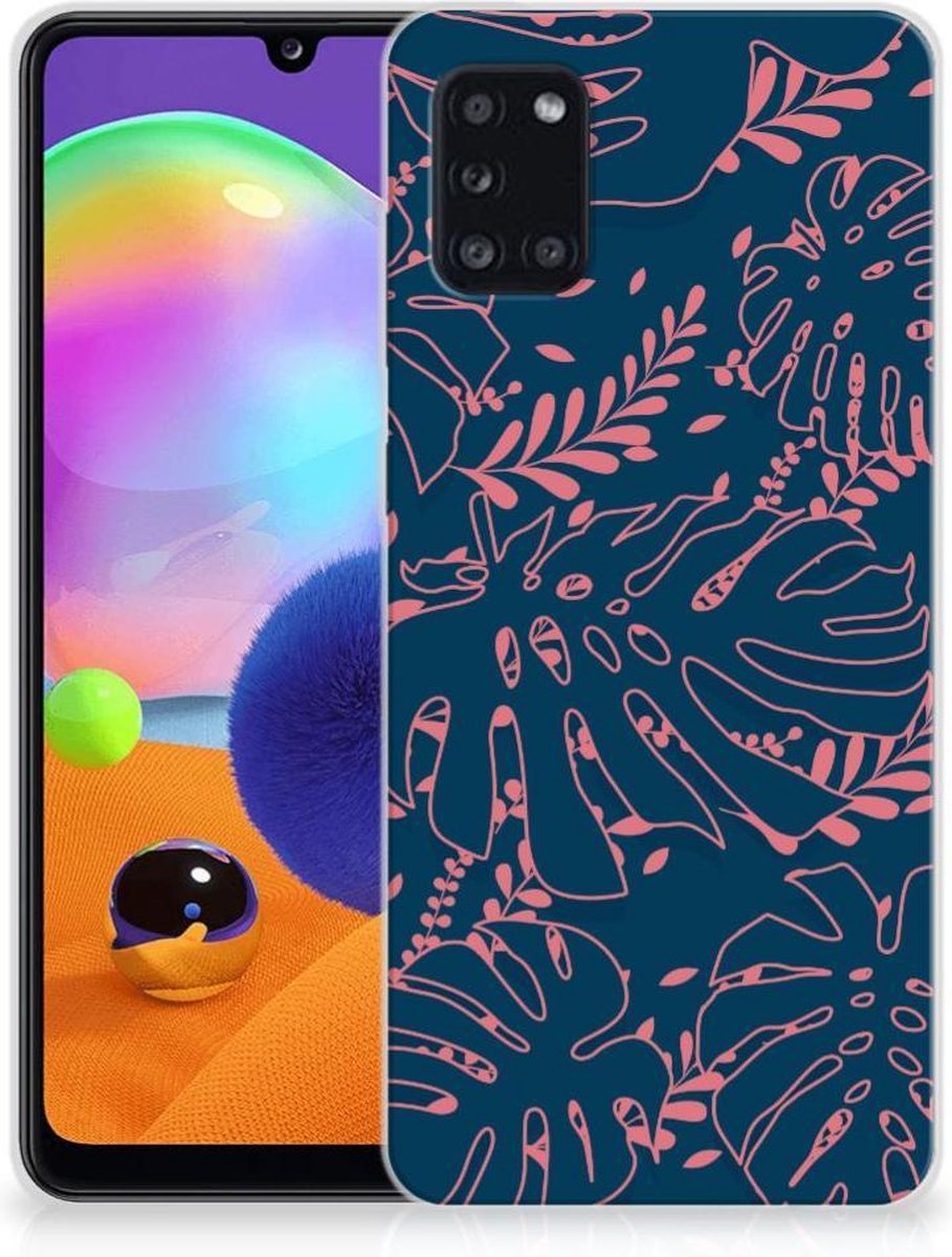 Samsung Galaxy A31 TPU Case Palm Leaves