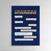Entrepreneurs Chat - Walljar - Wanddecoratie - Poster ingelijst