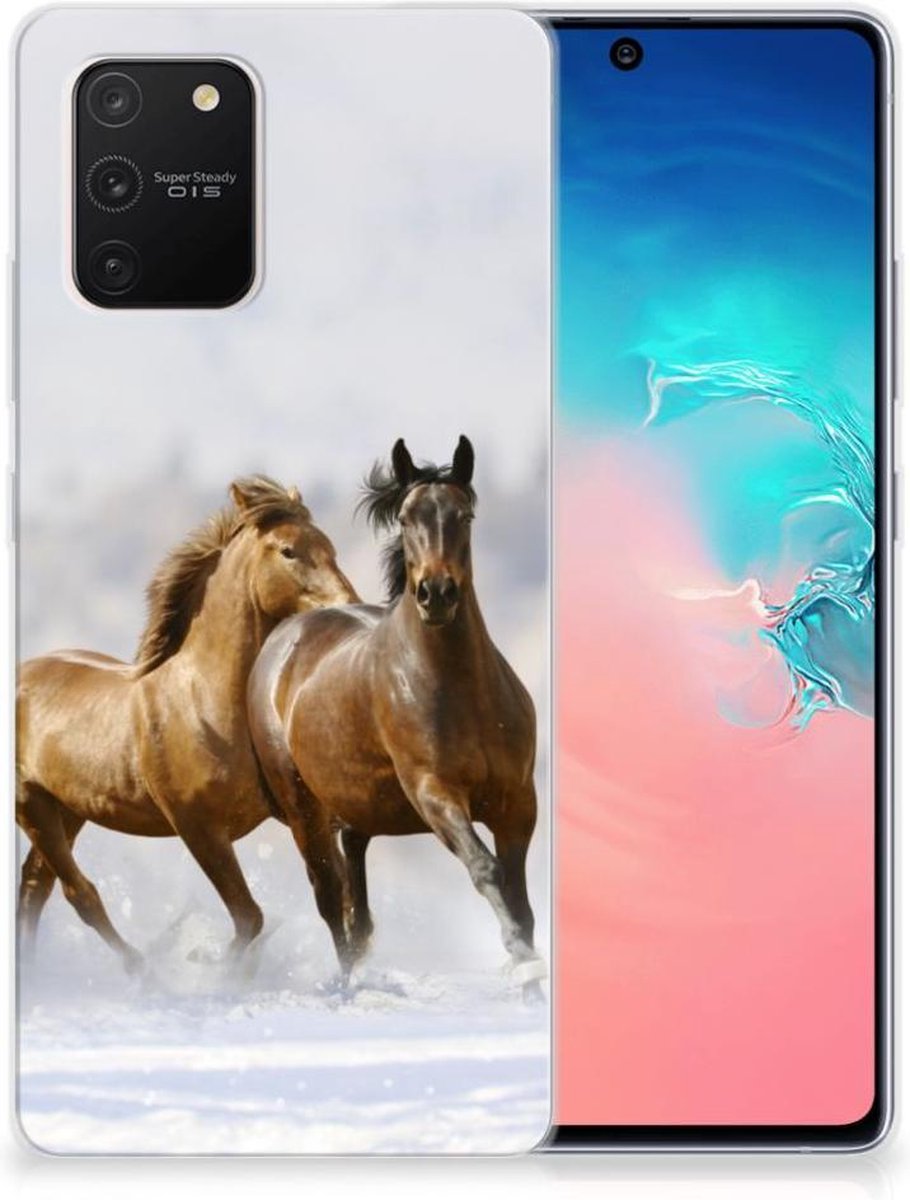 Samsung Galaxy S10 Lite TPU Hoesje Paarden