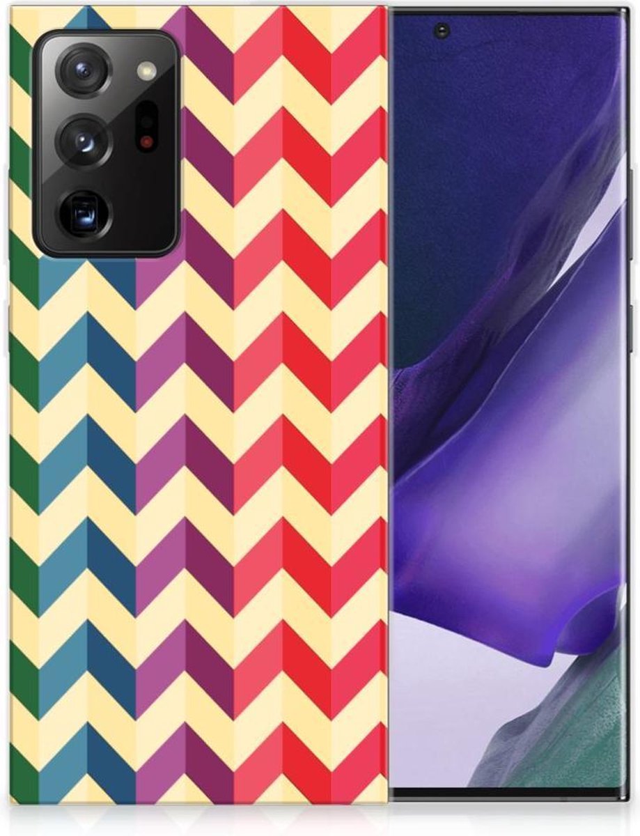 Samsung Galaxy Note20 Ultra TPU bumper Zigzag Multi Color