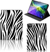 Standcase Hoesje iPad Pro 11 (2020) Hoesje met Standaard Zebra