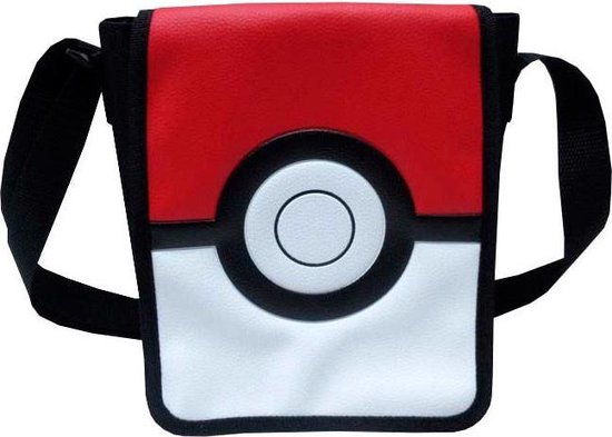 Pokémon Schoudertas Pokéball - 20 x 16 x 6 cm - Rood