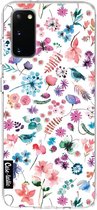 Casetastic Samsung Galaxy S20 4G/5G Hoesje - Softcover Hoesje met Design - Flowers Wild Nature Print