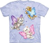 KIDS T-shirt Butterfly Kitten Fairies M