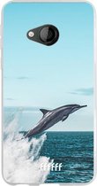 HTC U Play Hoesje Transparant TPU Case - Dolphin #ffffff