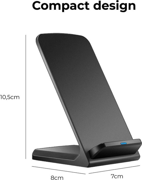 Stand Draadloze Oplader - Qi - 10W - Snelladen