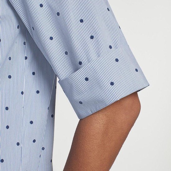 Katoenen dames blouse korte mouw sale