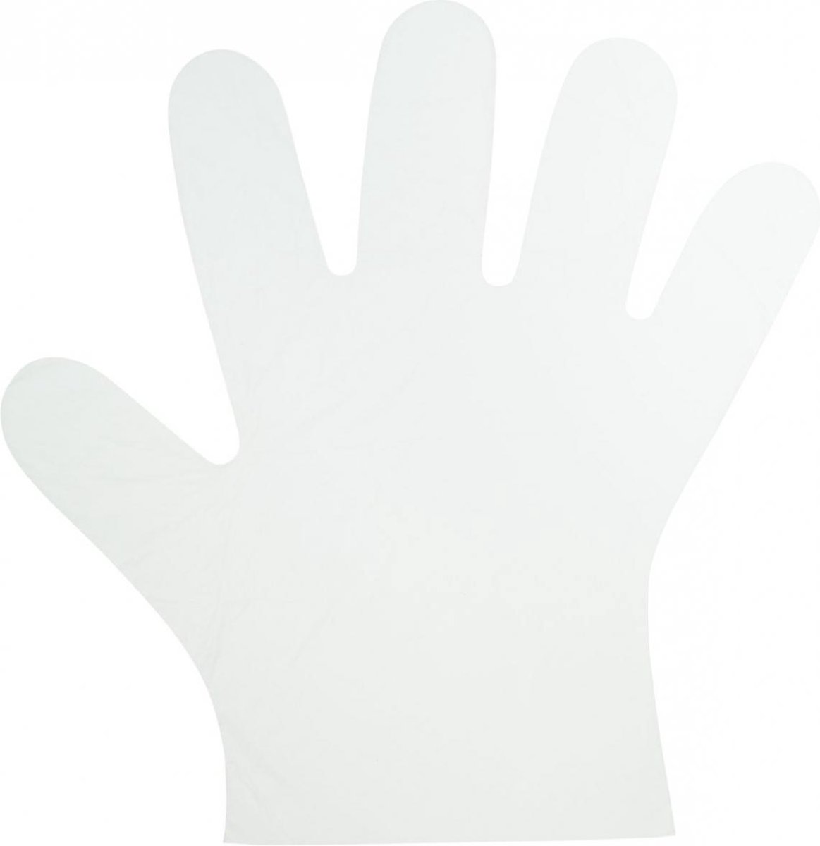 Plastic / Plastieken handschoenen wegwerp - huishoudhandschoenen wegwerphandschoenen - 100 stuks - M - KKS