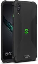 IMAK All-inclusive schokbestendige airbag TPU-hoes voor Geschikt voor Xiaomi Black Shark 2, met schermbeschermer (transparant)