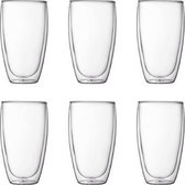 Bodum PAVINA double paroi Verres 0,45 l - 6 Pièces