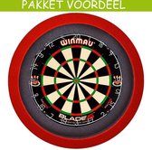Dartbord Verlichting Voordeelpakket Basic + Dual Core + Dartbordverlichting Basic(Rood)