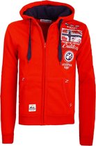 Geographical Norway Vest Capuchon Rood Gotham - XL